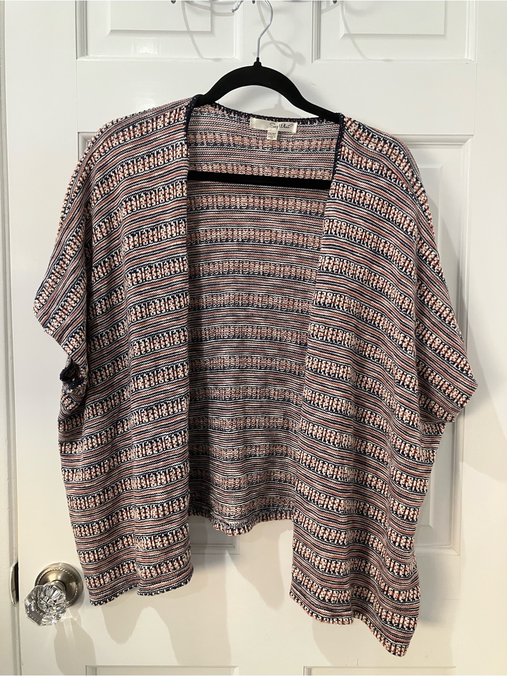 Say What? Kimono Sweater, One Size
